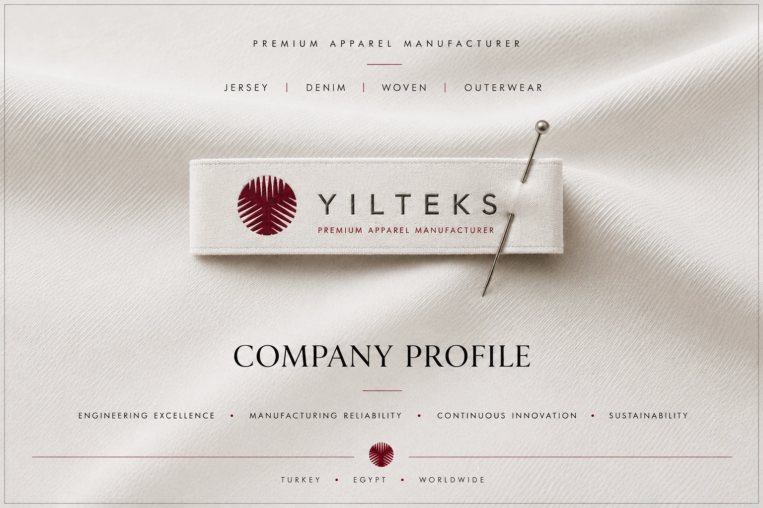 Yilteks company profile cover